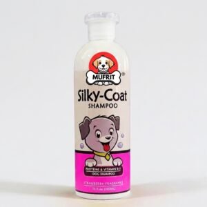 Mufrit Silky-Coat Dog Shampoo with Proteins & Vitamin B-5 - 300ml (10 Fl. Oz)